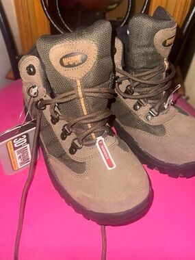 Magnum Kids Brown and Black Hiking Boots